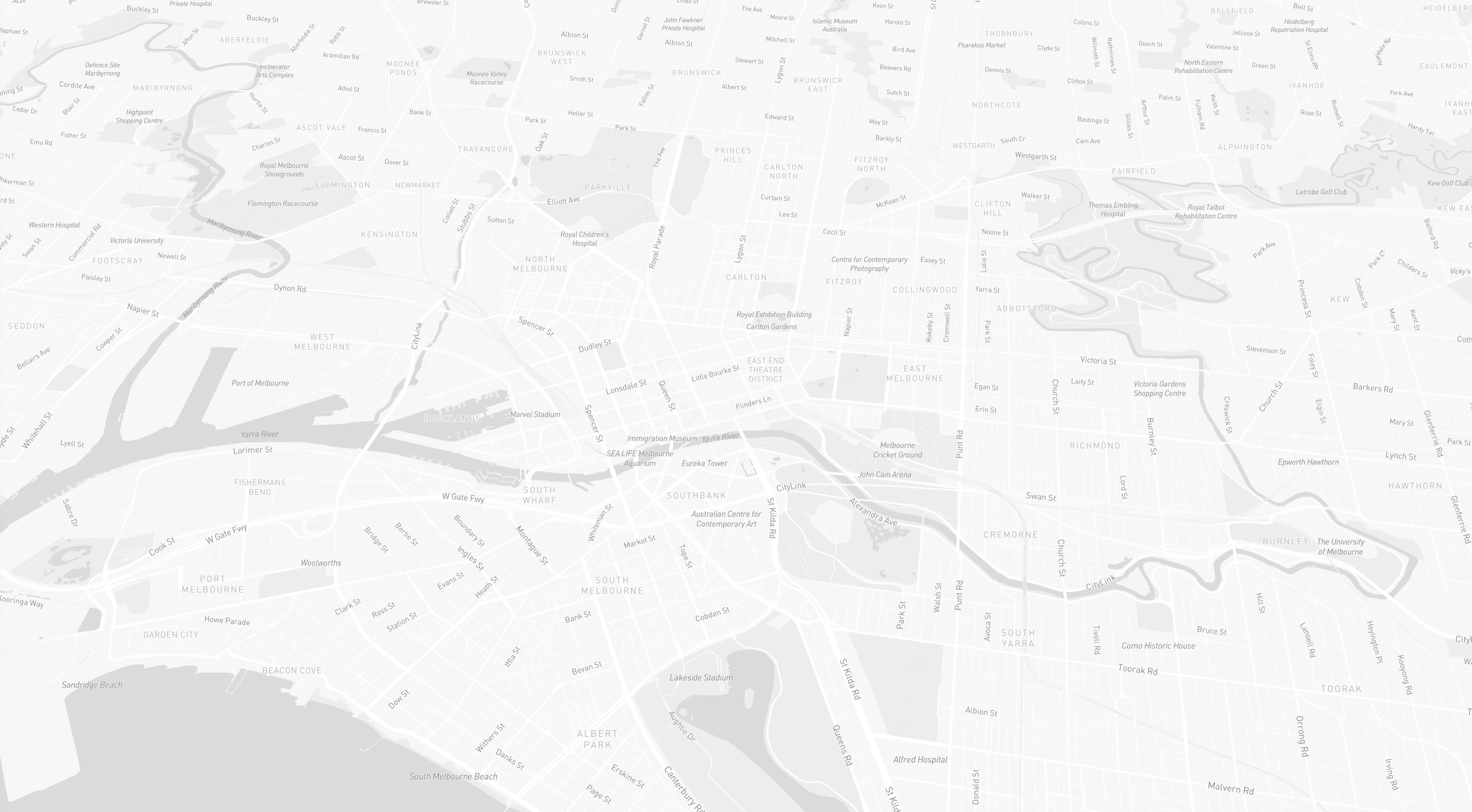 Screenshot of mapbox map